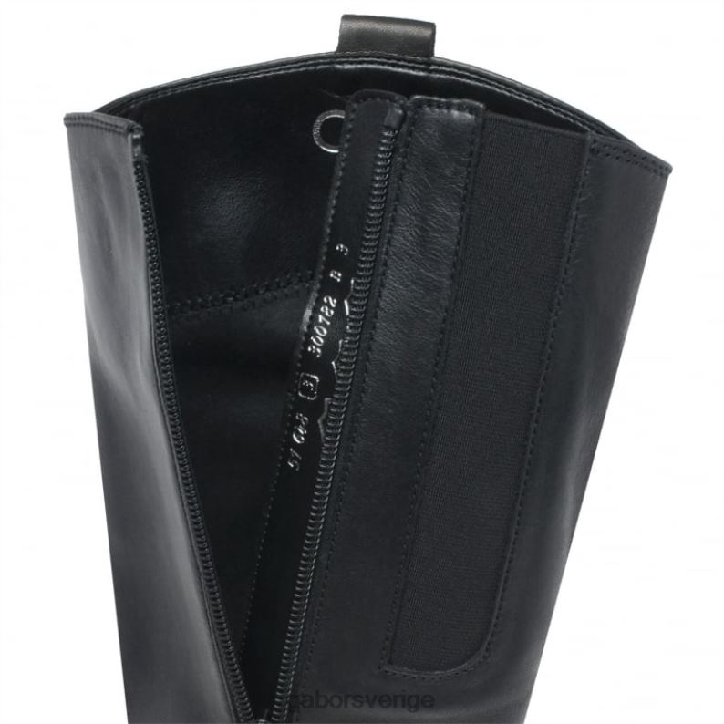 svart Gabor kvinnor brook s knee high boots F04LN264 Skodon